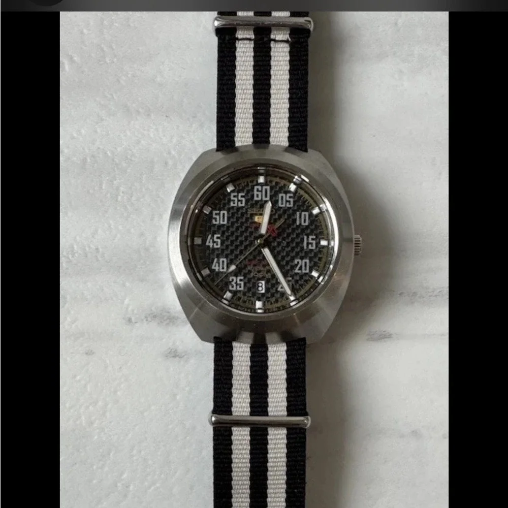 Seiko 5 Sports Men's Black Watch - SRPA93K1